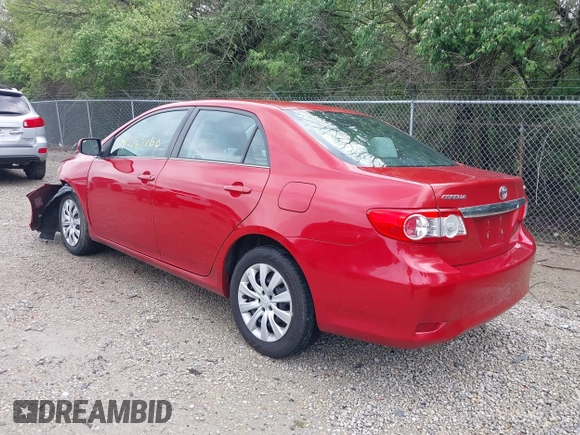 2013 Toyota Corolla L with VIN 2T1BU4EE1DC959881, listed as a IAAI auction lot 42167160 with 83,502 mi miles and . Bid and sale history available at DreamBid. Image 3.