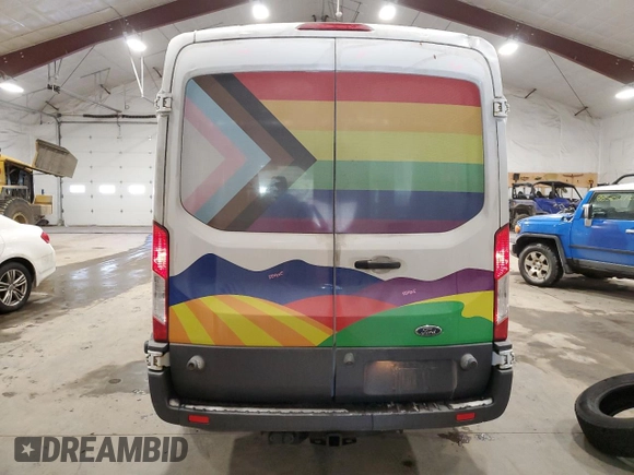 2016 Ford Transit Cargo with VIN 1FTYR2CM1GKB43234, listed as a Copart auction lot 88966655 with 59,239 mi miles and Salvage Title. Bid and sale history available at DreamBid. Image 6.