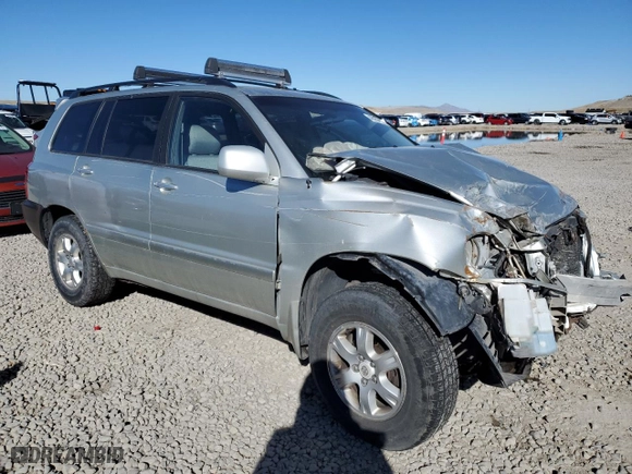 2003 Toyota Highlander with VIN JTEHF21A630135228, listed as a Copart auction lot 46934105 with 0 mi miles and Salvage Title. Bid and sale history available at carsss.com. Image 4.