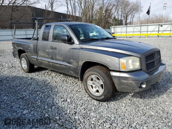 2006 Dodge Dakota SLT with VIN 1D7HW42N36S535067, listed as a Copart auction lot 49961015 with Not Provided miles and Non Repairable. Bid and sale history available at carsss.com. Image 4.