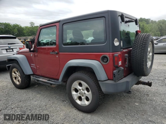 2012 Jeep Wrangler Sport with VIN 1C4AJWAGXCL173771, listed as a Copart auction lot 60336455 with 202,833 mi miles and Clean title. Bid and sale history available at DreamBid. Image 2.