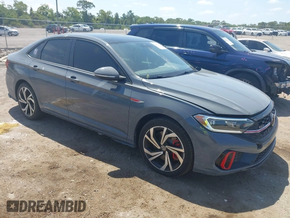 2023 Volkswagen Jetta GLI Autobahn with VIN 3VW2T7BU0PM001596, listed as a IAAI auction lot 42120162 with 72,778 mi miles and . Bid and sale history available at DreamBid. Image 1.