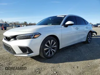 2024 Honda Civic EX-L z VIN 19XFL1H78RE019537, wystawiony jako Copart lot #87081334 z przebiegiem 19 662 mil mil oraz Szkoda całkowita • Salvage title. Historia ofert i sprzedaży dostępna na DreamBid. Obrazek 1.