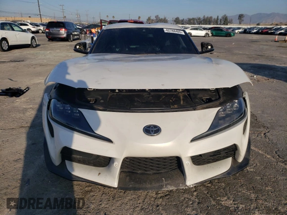 2021 Toyota Supra 3.0 with VIN WZ1DB0C03MW036292, listed as a Copart auction lot 42788405 with Not Provided miles and Salvage Title. Bid and sale history available at DreamBid. Image 5.