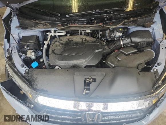 2023 Honda Odyssey Elite with VIN 5FNRL6H90PB071988, listed as a Copart auction lot 58589585 with 12,998 mi miles and Salvage title. Bid and sale history available at DreamBid. Image 12.