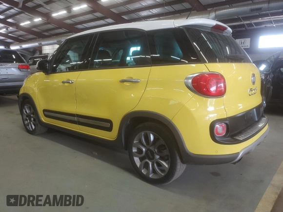 2014 FIAT 500L Trekking с VIN ZFBCFADH1EZ029644, выставлен на аукционе Copart как лот 59719685 с пробегом 133 256 миль миль и Чистый • Clean title. История ставок и продаж доступна на DreamBid. Изображение 2.