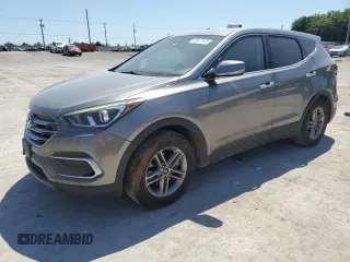 2018 Hyundai Santa Fe 2.4L with VIN 5NMZT3LB5JH087439, listed as a Copart auction lot 56547555 with 153,216 mi miles and Salvage title. Bid and sale history available at DreamBid. Image 1.