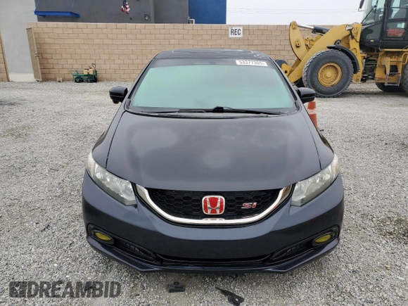 2015 Honda Civic Sedan Si with VIN 2HGFB6E56FH708397, listed as a Copart auction lot 53377305 with 112,385 mi miles and Clean Title. Bid and sale history available at carsss.com. Image 5.