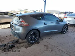 2015 Honda CR-Z EX with VIN JHMZF1D69FS000522, listed as a Copart auction lot 43212845 with 104,808 mi miles and Salvage title. Bid and sale history available at DreamBid. Image 3.