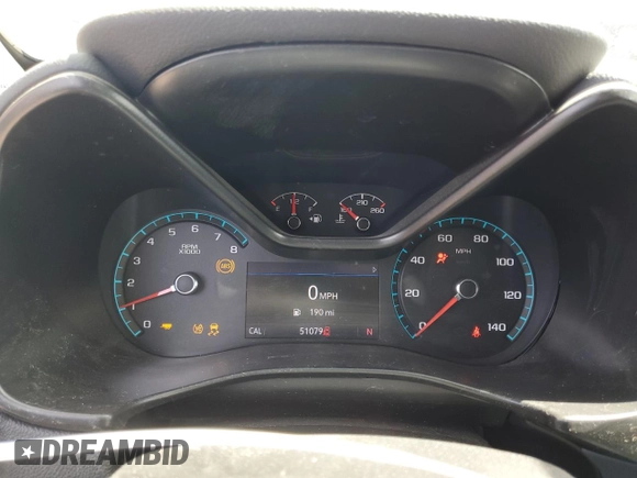 2021 Chevrolet Colorado 4WD Z71 with VIN 1GCGTDEN8M1158037, listed as a Copart auction lot 53803135 with 51,079 mi miles and Non repairable. Bid and sale history available at DreamBid. Image 9.