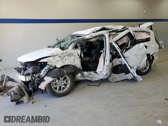 2023 Chrysler Pacifica Touring L with VIN 2C4RC1BGXPR532242, listed as a Copart auction lot 53325545 with Not provided miles and Salvage title. Bid and sale history available at DreamBid. Image 1.