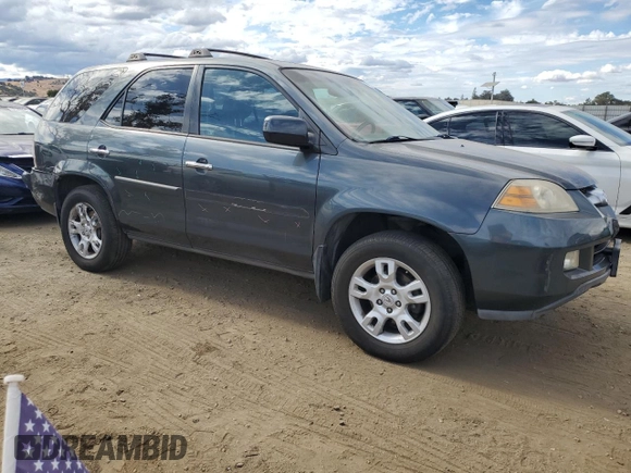 2006 Acura MDX Touring with VIN 2HNYD18696H512036, listed as a Copart auction lot 70642334 with 185,351 mi miles and Salvage Title. Bid and sale history available at carsss.com. Image 4.