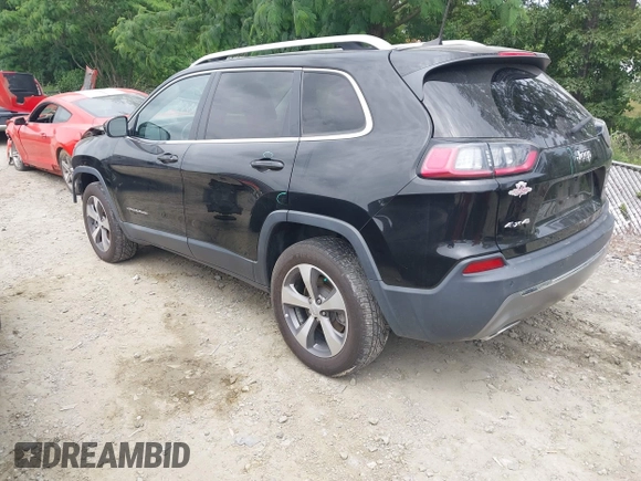 2020 Jeep Cherokee Limited with VIN 1C4PJMDN6LD623130, listed as a IAAI auction lot 42289135 with 54,107 mi miles and . Bid and sale history available at DreamBid. Image 3.
