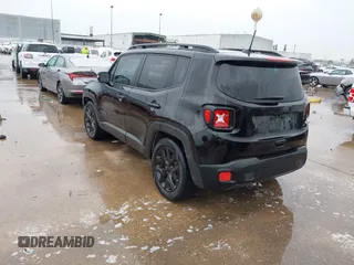 2018 Jeep Renegade Latitude with VIN ZACCJABB2JPJ10216, listed as a IAAI auction lot 41864523 with 72,256 mi miles and . Bid and sale history available at DreamBid. Image 3.