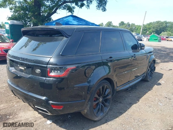 2019 Land Rover Range Rover Sport HST with VIN SALWS2SU1KA866036, listed as a IAAI auction lot 39868575 with 45,897 mi miles. Bid and sale history available at carsss.com. Image 4.