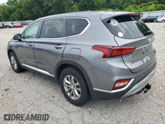 2020 Hyundai Santa Fe SE with VIN 5NMS23AD2LH146863, listed as a Copart auction lot 62695745 with 75,173 mi miles and Salvage title. Bid and sale history available at DreamBid. Image 2.