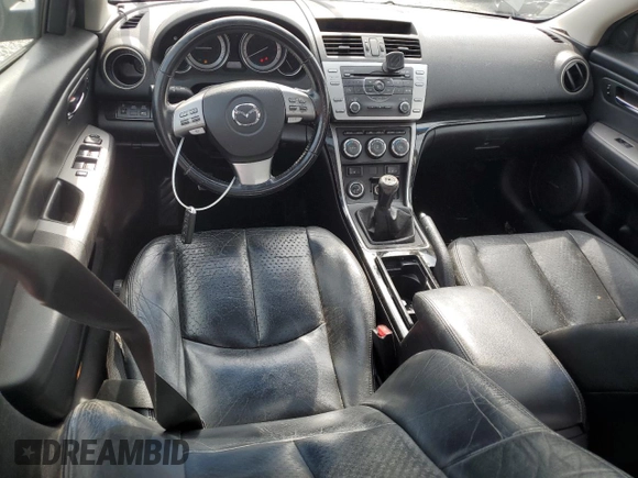 2009 Mazda 6 i Touring with VIN 1YVHP82A895M21705, listed as a Copart auction lot 57065245 with 224,444 mi miles and Salvage title. Bid and sale history available at DreamBid. Image 8.