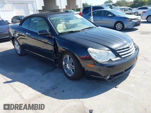 2008 Chrysler Sebring Limited with VIN 1C3LC65M28N692848, listed as a IAAI auction lot 42037136 with 128,278 mi miles. Bid and sale history available at carsss.com. Image 1.