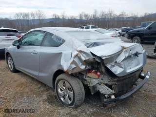2013 Honda Civic Cpe LX with VIN 2HGFG3A59DH518192, listed as a IAAI auction lot 41652389 with 138,257 mi miles. Bid and sale history available at carsss.com. Image 6.