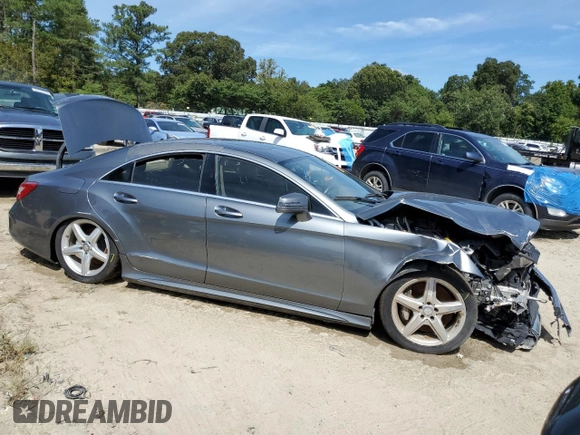 2016 Mercedes-Benz CLS with VIN WDDLJ9BB9GA171742, listed as a Copart auction lot 68920304 with 57,382 mi miles and Clean Title. Bid and sale history available at carsss.com. Image 4.