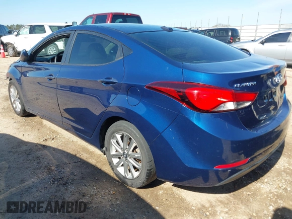 2016 Hyundai Elantra SE with VIN 5NPDH4AE1GH655759, listed as a IAAI auction lot 41721601 with 152,787 mi miles. Bid and sale history available at carsss.com. Image 3.