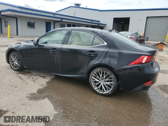 2014 Lexus IS 250 with VIN JTHCF1D21E5000577, listed as a Copart auction lot 56683535 with 110,430 mi miles and Salvage title. Bid and sale history available at DreamBid. Image 2.