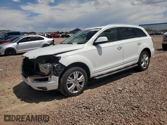 2011 Audi Q7 Premium z VIN WA1CMAFEXBD009157, wystawiony jako Copart lot #55966185 z przebiegiem 148 515 mil mil oraz Szkoda całkowita • Salvage title. Historia ofert i sprzedaży dostępna na DreamBid. Obrazek 1.