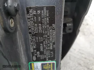 2009 Kia Optima LX with VIN KNAGE228495309675, listed as a Copart auction lot 49705575 with 140,613 mi miles and Salvage Title. Bid and sale history available at carsss.com. Image 12.