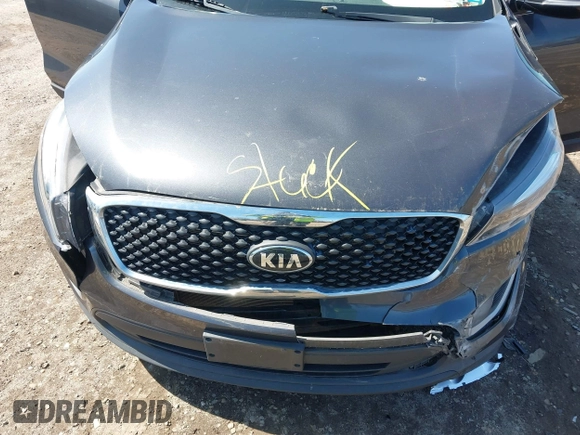 2017 Kia Sorento LX with VIN 5XYPGDA33HG215811, listed as a IAAI auction lot 41911945 with 74,660 mi miles. Bid and sale history available at carsss.com. Image 6.
