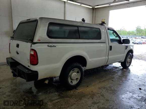 2008 Ford F-250 XL with VIN 1FTNF20538EC06469, listed as a Copart auction lot 54568255 with 268,479 mi miles and Salvage title. Bid and sale history available at DreamBid. Image 3.