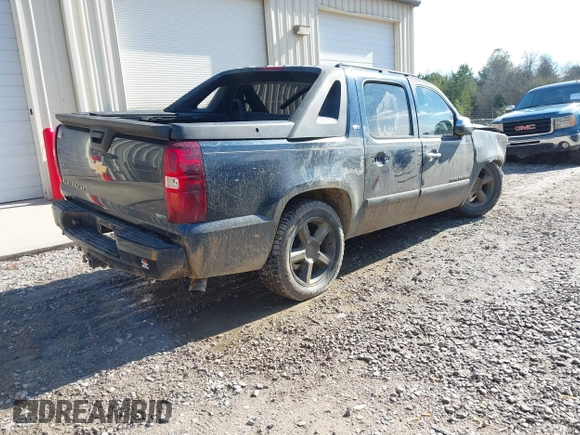 2007 Chevrolet Avalanche 1LT with VIN 3GNEC12017G267516, listed as a IAAI auction lot 41308501 with 227,060 mi miles and . Bid and sale history available at DreamBid. Image 4.