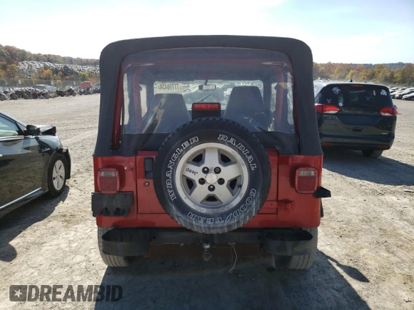 1994 Jeep Wrangler S with VIN 1J4FY19P1RP408045, listed as a Copart auction lot 77798434 with 91,697 mi miles and Clean Title. Bid and sale history available at carsss.com. Image 6.