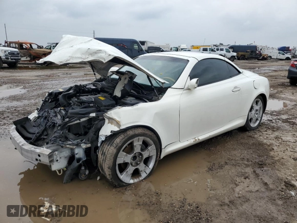 2005 Lexus SC 430 with VIN JTHFN48Y250063183, listed as a Copart auction lot 50456515 with Not Provided miles and Salvage Title. Bid and sale history available at DreamBid. Image 1.