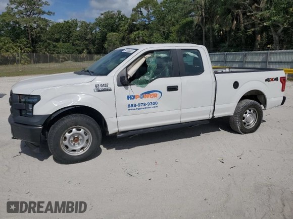 2017 Ford F-150 XL with VIN 1FTFX1EF7HFC82350, listed as a Copart auction lot 54180525 with 367,699 mi miles and Clean Title. Bid and sale history available at carsss.com. Image 1.