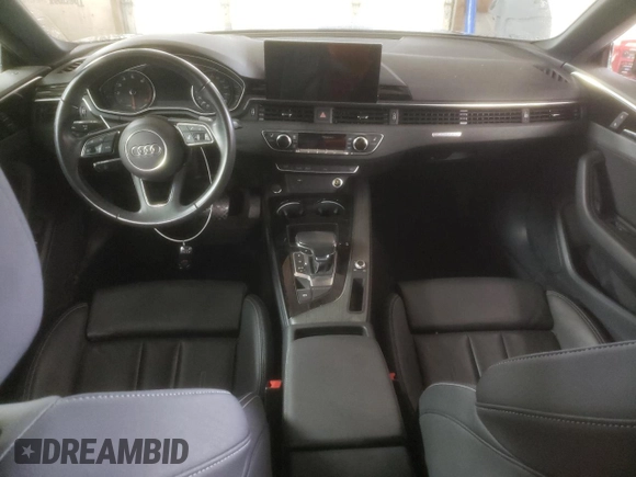 2022 Audi A5 Sportback S line Premium with VIN WAUDACF5XNA021536, listed as a Copart auction lot 82031654 with 52,676 mi miles and Salvage Title. Bid and sale history available at carsss.com. Image 8.