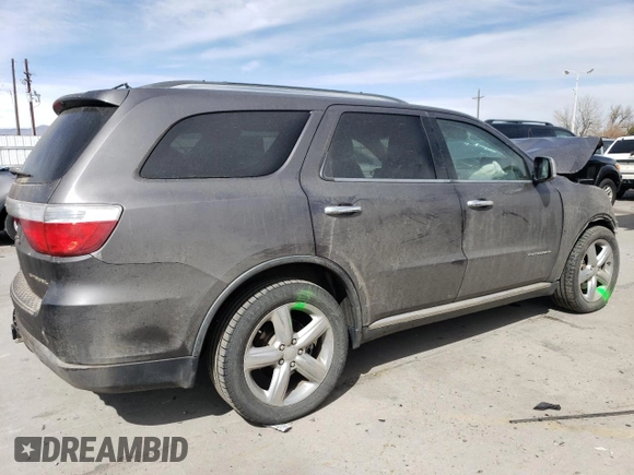 2013 Dodge Durango Citadel with VIN 1C4SDJETXDC688227, listed as a Copart auction lot 49037955 with Not provided miles and Salvage title. Bid and sale history available at DreamBid. Image 3.