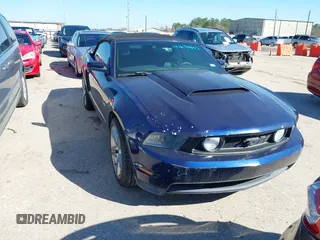 2011 Ford Mustang GT with VIN 1ZVBP8FF0B5137425, listed as a IAAI auction lot 41658857 with 123,072 mi miles and . Bid and sale history available at DreamBid. Image 1.