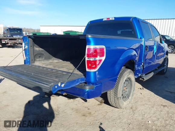 2014 Ford F-150 XL with VIN 1FTFW1CF6EKD90807, listed as a IAAI auction lot 41466067 with 127,686 mi miles. Bid and sale history available at carsss.com. Image 4.
