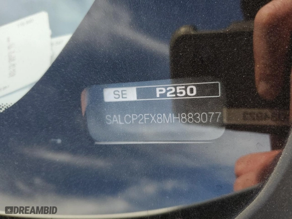 2021 Land Rover Discovery Sport SE with VIN SALCP2FX8MH883077, listed as a Copart auction lot 75783573 with 49,620 mi miles. Bid and sale history available at carsss.com. Image 13.