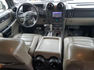 2007 Hummer H2 SUT with VIN 5GRGN22U77H103924, listed as a Copart auction lot 66959334 with 247,416 mi miles and Salvage Title. Bid and sale history available at carsss.com. Image 8.