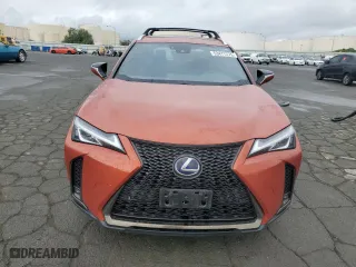 2020 Lexus UX with VIN JTHR9JBH1L2026913, listed as a Copart auction lot 53477275 with 56,518 mi miles and Salvage Title. Bid and sale history available at carsss.com. Image 5.