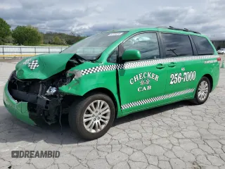 2013 Toyota Sienna XLE AAS with VIN 5TDYK3DCXDS309755, listed as a Copart auction lot 52206675 with 312,300 mi miles and Salvage Title. Bid and sale history available at carsss.com. Image 1.