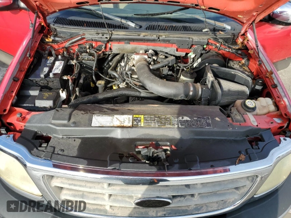 2002 Ford F-150 with VIN 2FTRF07W42CA68118, listed as a Copart auction lot 45151995 with 208,317 mi miles and Salvage title. Bid and sale history available at DreamBid. Image 11.