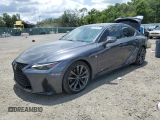 2022 Lexus IS 350 F Sport z VIN JTHGZ1B25N5052497, wystawiony jako Copart lot #59523435 z przebiegiem 72 185 mil mil oraz Szkoda całkowita • Salvage title. Historia ofert i sprzedaży dostępna na DreamBid. Obrazek 1.