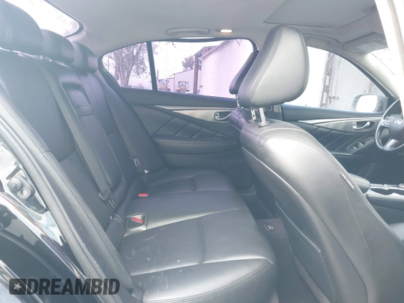 2014 Infiniti Q50 with VIN JN1BV7AP8EM675841, listed as a IAAI auction lot 41582924 with 139,637 mi miles. Bid and sale history available at carsss.com. Image 8.