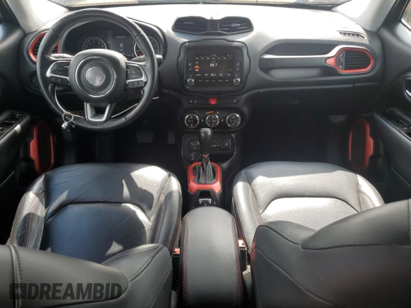 2016 Jeep Renegade Trailhawk with VIN ZACCJBCT5GPE16139, listed as a Copart auction lot 62498705 with 117,080 mi miles and Salvage title. Bid and sale history available at DreamBid. Image 8.
