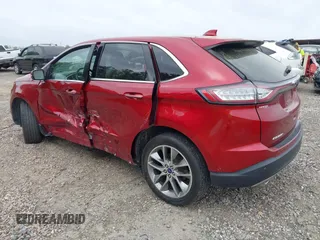 2016 Ford Edge Titanium with VIN 2FMPK4K81GBC29634, listed as a IAAI auction lot 41951816 with 58,400 mi miles. Bid and sale history available at carsss.com. Image 3.