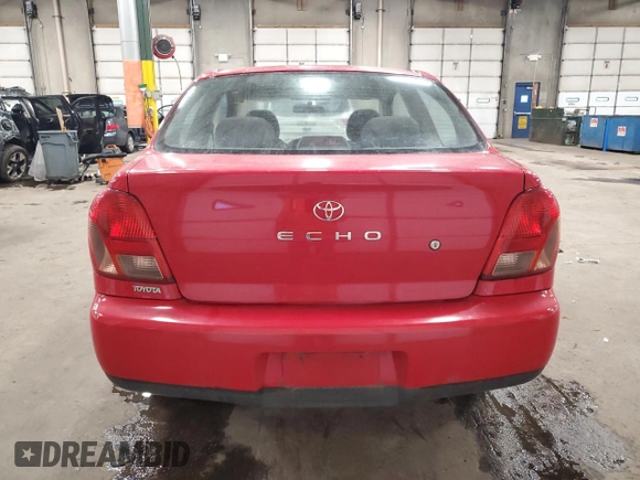 2000 Toyota ECHO z VIN JTDAT1232Y0096038, wystawiony jako Copart lot #86027274 z przebiegiem 83 392 mil mil oraz Nie do naprawy • Non repairable. Historia ofert i sprzedaży dostępna na DreamBid. Obrazek 6.