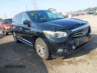 2015 Infiniti QX60 with VIN 5N1AL0MM7FC529408, listed as a IAAI auction lot 42478663 with 106,566 mi miles and . Bid and sale history available at DreamBid. Image 1.
