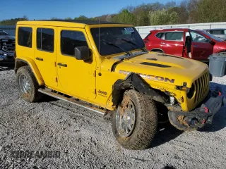 2020 Jeep Wrangler Unlimited Rubicon с VIN 1C4HJXFG3LW187460, выставлен на аукционе Copart как лот 50154435 с пробегом 87 981 миль миль и Списание • Salvage title. История ставок и продаж доступна на DreamBid. Изображение 4.